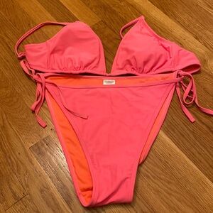 High rise string bikini